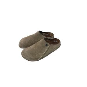 Birkenstock Zermatt Women's Size 5 US 36 EU Gray Taupe Suede Shoes Minimalist